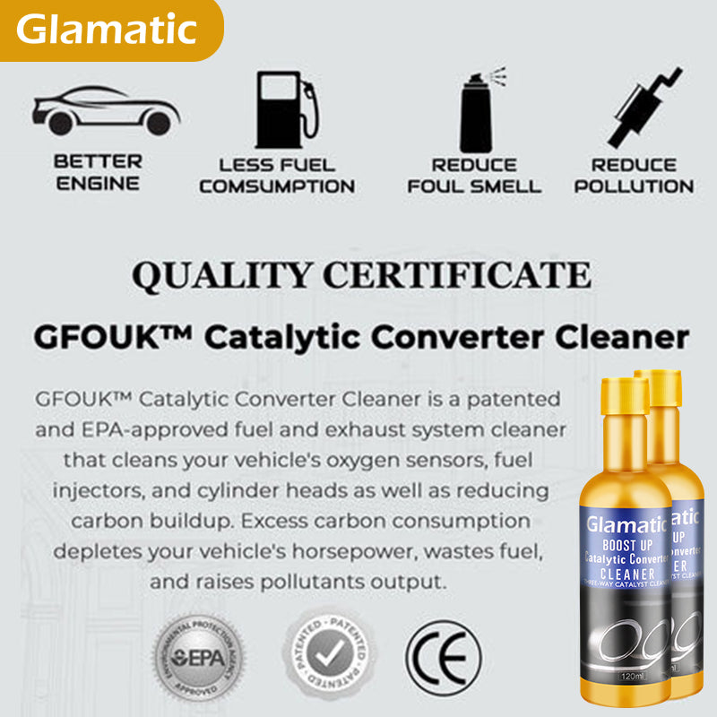 Glamatic-Fuel System & Catalytic Cleaner Bottle – Improve Performance & Reduce Emissions