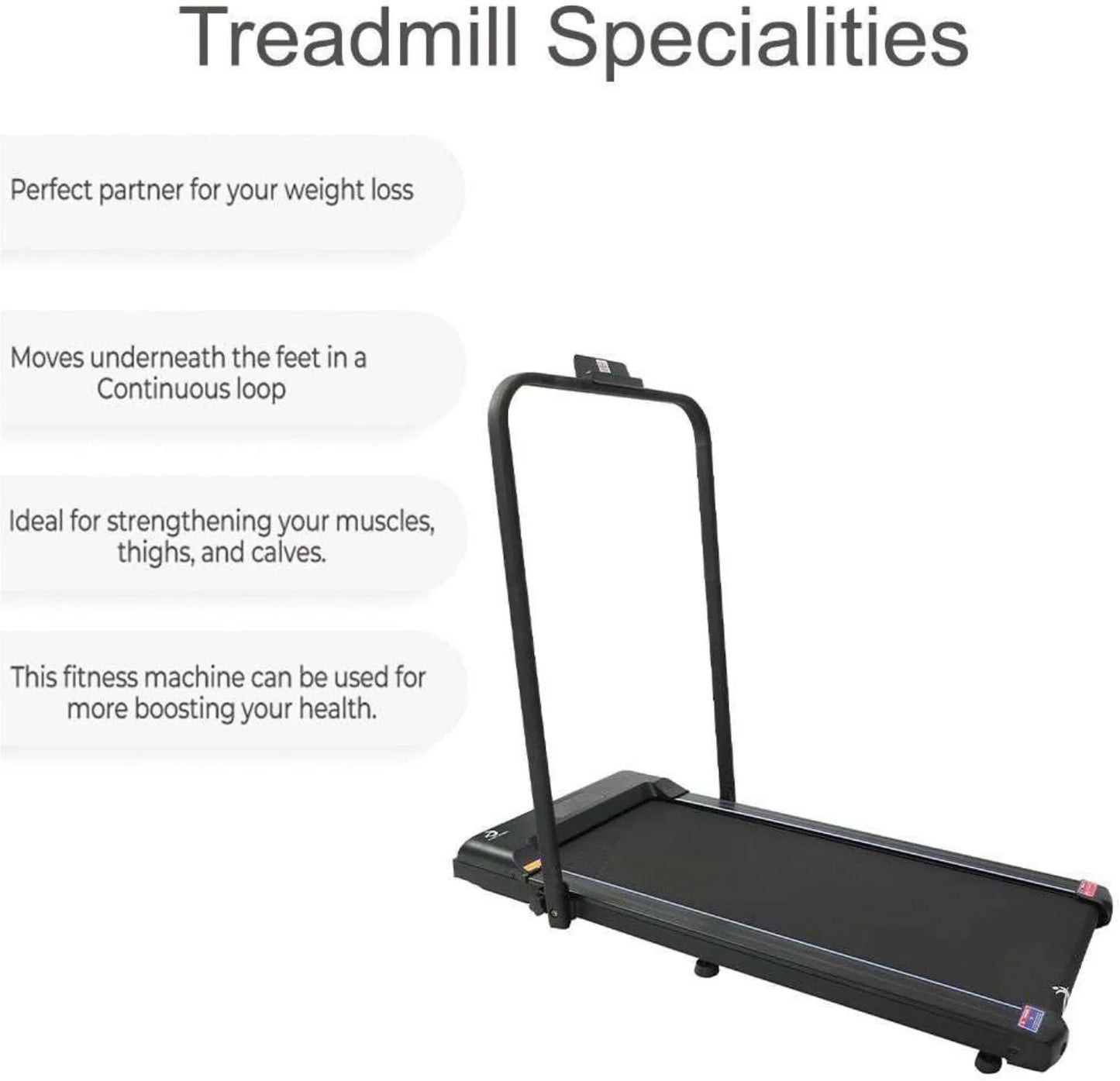 Under Desk Walking Pad Treadmill for Home with Adjustable Speed Remote