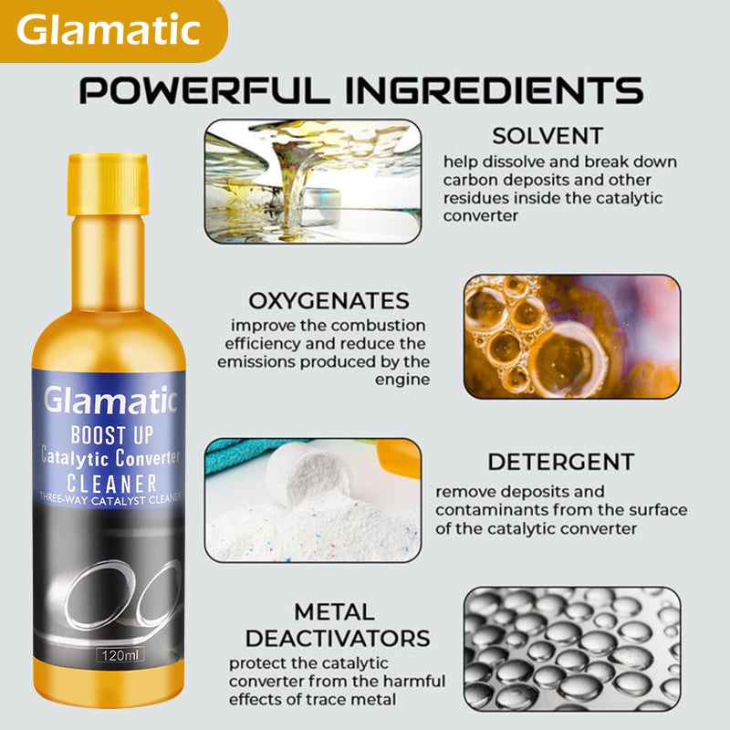 Glamatic-Fuel System & Catalytic Cleaner Bottle – Improve Performance & Reduce Emissions